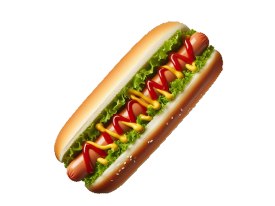 Hot-dog tout garni